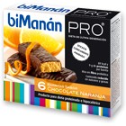 Bimanan Pro Barritas Proteinas Chocolate Naranja 6 Unidades