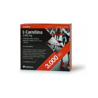 Herbora Enerline L-Carnitina 3000 12 Viales