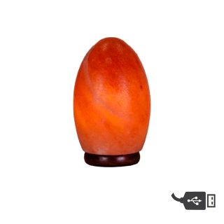 Uneeb Mini Lámpara De Sal Del Himalaya En Forma De Huevo Con Conexión Usb