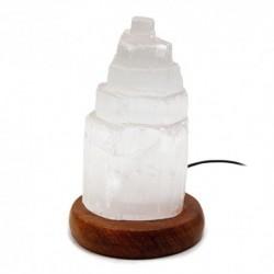 Uneeb Mini Lámpara De Cristal De Selenita Salina Con Conexión Usb