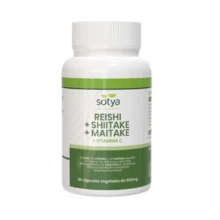Sotya Reishi Shiitake Maitake VitC 60 Cápsulas