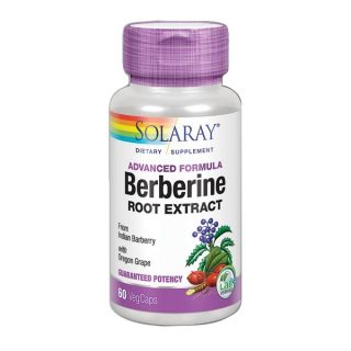 Solaray Berberine Extracto de Raiz 250mg 60 Cápsulas