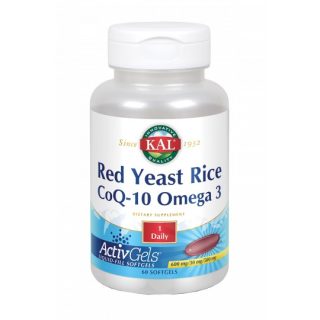 Kal Red yeast Rice Q-10 y Omega-3 60 perlas