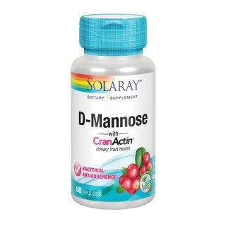 Solaray D-Mannose con CranActin 60 Cápsulas