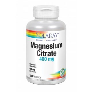 Solaray Magnesium Citrate 180 Cápsulas
