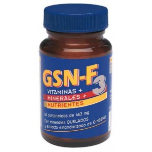G.S.N. F-3  60 Comprimidos
