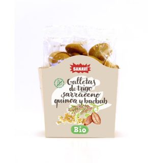 Sanaví Bio Galletas De Sarraceno, Quinoa Y Baobab 200 g
