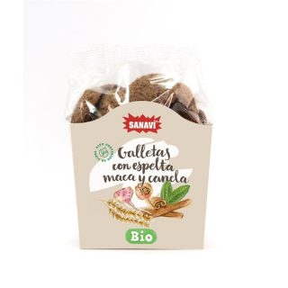 Sanaví Bio  Galletas De Espelta Con Maca Y Canela 200 g