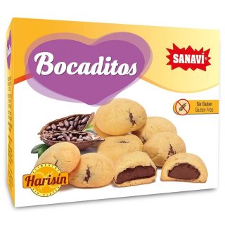 Harisin Bocaditos Rellenos de Cacao 150 Gramos
