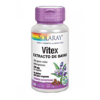 Solaray Vitex Extracto de Bayas 225MG 60 Cápsulas