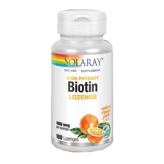 Solaray Biotin 1000mg 100 Comprimidos