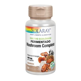 Solaray Fermentado Mushroom Complete 60 Cápsulas