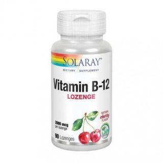 Solaray Vitamin B12 2000mg Sublingual 90 Sub-lingual