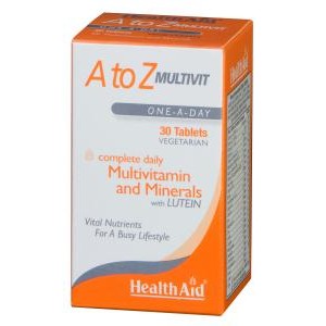 Health Aid Multivitaminas Minerales A-Z 90 Comprimidos