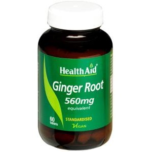 Health Aid Ginger Root 560mg 60 Comprimidos