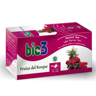 Bio 3 Bie3 Infusiones Frutas del Bosque 25 Bolsitas