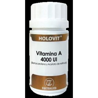 Equisalud Holovit Vitamina A 4000 Ui 50 Cápsulas