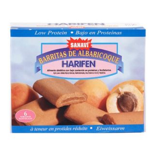 Sanaví Harifen Barritas De Albaricoque 125 g