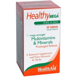 Health Aid Healthymega Multivitamins & Minerals 30 Comprimidos