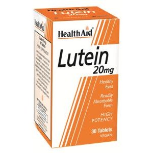 Health Aid Luteina 20mg 30 Comprimidos