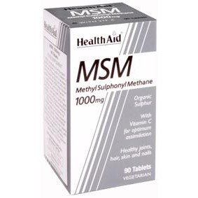 Health Aid MSM Metilsulfonilmeo 1000mg 90 Comprimidos