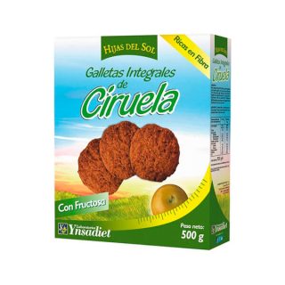 Hijas Del Sol Galletas Integrales Ciruela 500 Gramos