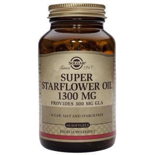 Solgar Aceite De Borraja 1300 Mg  60 Perlas