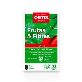Ortis Fruta Y Fibra Forte Concentrado  24 Cubitos