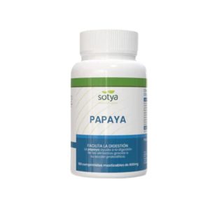 Sotya Papaya y Tronco de Piña 600mg 100 Comprimidos