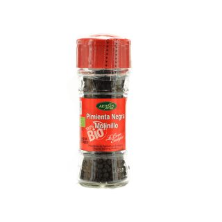 Artemis Pimienta Negra Grano con Molinillo 40 Gramos