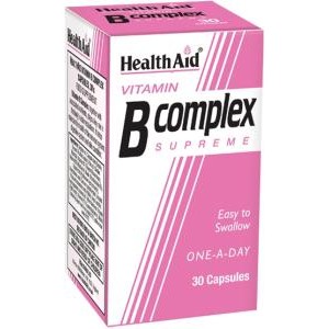Health Aid Vitamin B-Complex Suprem 30 Cápsulas