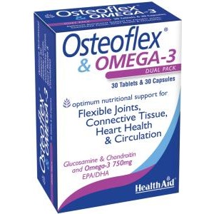 Health Aid Osteoflex & Omega-3 30comp + 30 Comprimidos + 30 Cápsulas