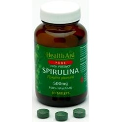Health Aid Espirulina 500mg 60 Comprimidos