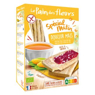 Le Pain Des Fleurs Tostadas de Maiz Special Matin Eco 230 Gramos