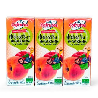 Cofrutos Zumo De Melocotón Y Manzana 100% Natural 200 ml