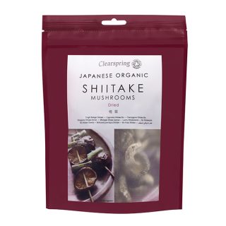 Clearspring Shiitake Deshidratado 40 Gramos