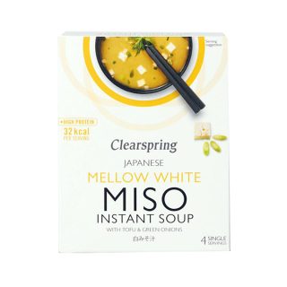 Clearspring Sopa de Miso con Tofu Suave Instantanea 4 Sobres