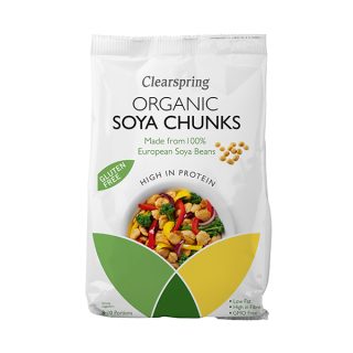 Clearspring Soja Texturizada Gruesa Sin Gluten 200 g