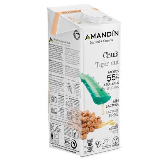 Amandin Horchata de Chufa con Agave 1 Litro