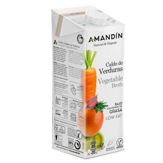 Amandin Caldo Verduras Natural Eco 1 Litro