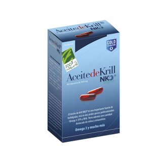 100 % Natural Aceite de Krill NKO 500mg 80 Cápsulas
