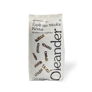 Oleander Espirales Tricolor Pasta de Arroz 500 Gramos