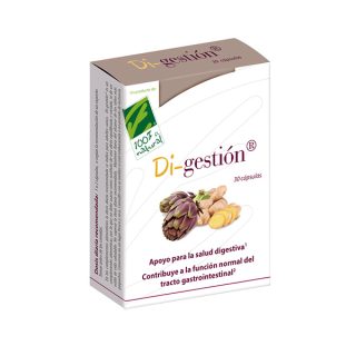 100 % Natural Di-Gestion 30 Cápsulas