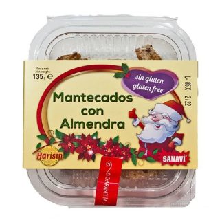 Sanaví Harisin Mantecados Con Almendra Sin Gluten 135 g