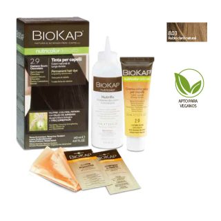 Biokap Tinte Delicato Rubio Claro Natural 8.03 140ml Tubo