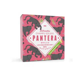 Silvestre Champu Solido Pantera Brillo 60 Gramos