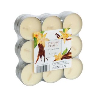 Roura Velas de Té Aroma A Vainilla  18 Unidades