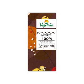 Vegetalia Chocolate Negro 100% Eco 100 Gramos