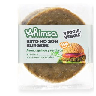Ahimsa BioBurguer Vegetal de Quinoa y Borraja Eco 160 Gramos