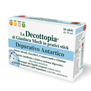 Gianluca Mech Decopocket Depurativo Antartico Con Stevia 16X30 ml
